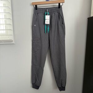 Figs XXS NEW Zamora High Waisted Pants Graphite Grey Nurse Doctor Dentist